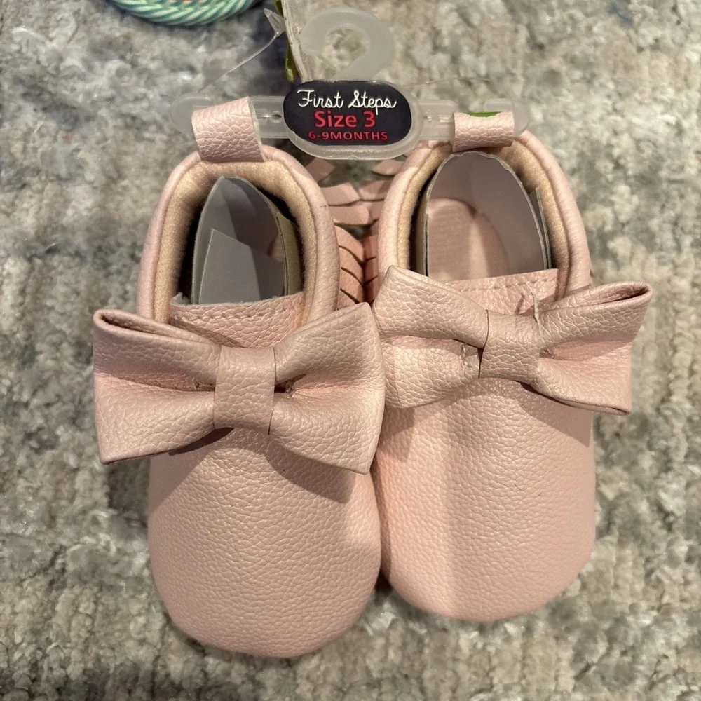 Baby Girl Shoe Size 3 (6-9 Months) Summer Shoes - Picture 2 of 6